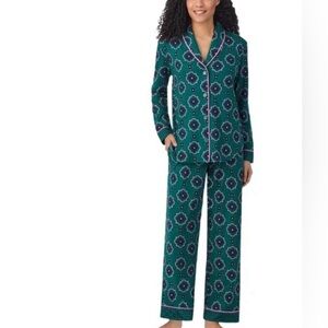 Room Service Patterned Pajama Set